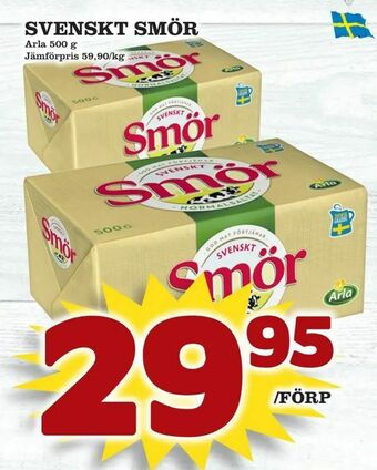 Matdax Svenskt smör erbjuda