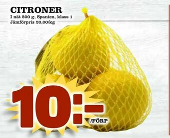 Matdax Citroner erbjuda