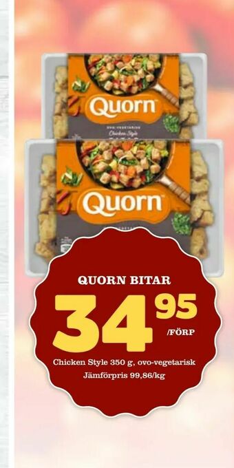 Matdax Quorn bitar erbjuda