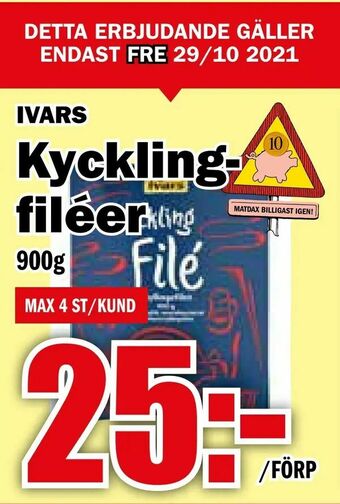 Matdax Kyckling erbjuda