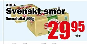 Matdax Svenskt smör erbjuda