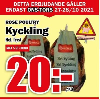 Matdax Kyckling erbjuda