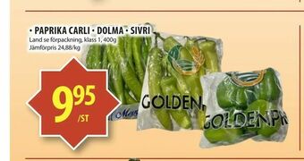 Matvärlden Tensta Paprika ,carli, dolma, sivri erbjuda