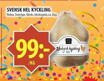 Matvärlden Tensta Svensk hel kyckling erbjuda