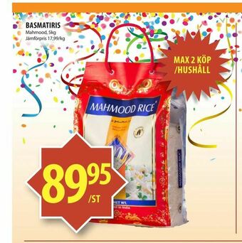 Matvärlden Tensta Basmatiris erbjuda
