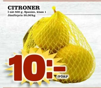 Matvärlden Tensta Citroner erbjuda
