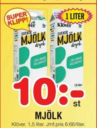 Nya Pulsen Mjölk erbjuda