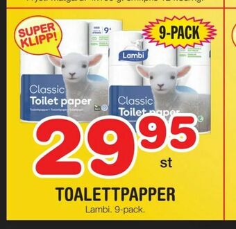 Nya Pulsen Toalettpapper erbjuda