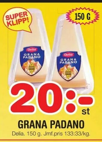 Nya Pulsen Grana padano erbjuda