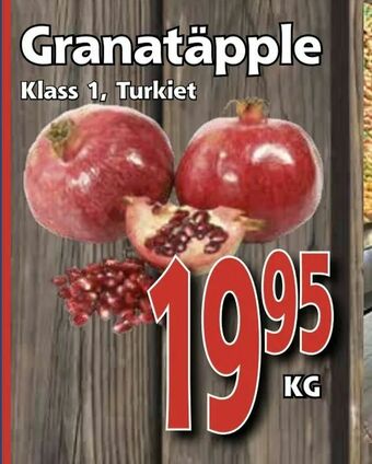 Supergrossen Granatäpple erbjuda