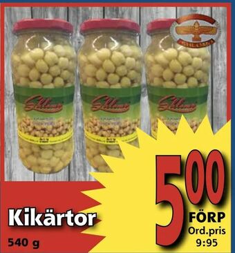 Supergrossen Kikärtor erbjuda
