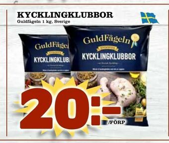 Supergrossen Kycklingklubbor erbjuda