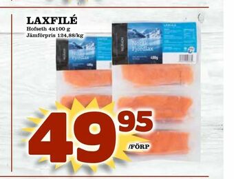 Supergrossen Laxfilé erbjuda