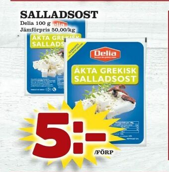 Supergrossen Salladsost erbjuda