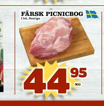 Supergrossen Färsk picnicbog erbjuda