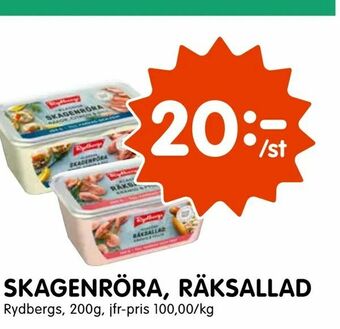 Tempo Skagenröra, räksallad erbjuda