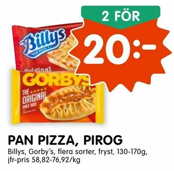 Tempo Pan pizza, pirog erbjuda