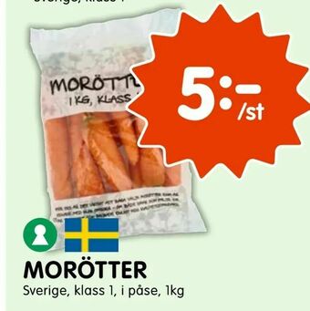 Tempo Morötter erbjuda