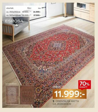 XXXLutz Orientalisk matta erbjuda