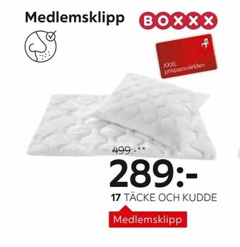 XXXLutz Täcke och kudde erbjuda