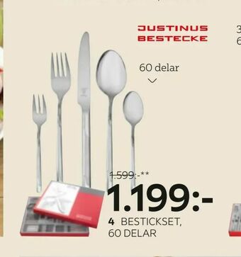 XXXLutz Bestickset, 60 delar erbjuda