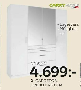 XXXLutz Garderob erbjuda