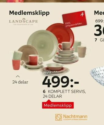 XXXLutz komplett servis, 24 delar erbjuda