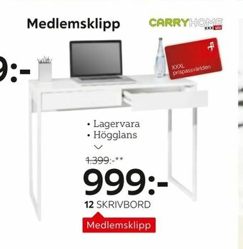 XXXLutz Skrivbord erbjuda
