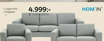 XXXLutz 3-sits soffa erbjuda