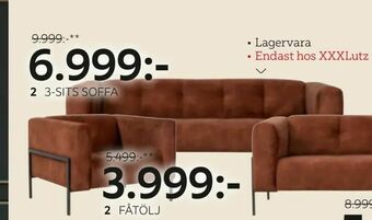 XXXLutz 3-sits soffa erbjuda