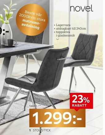 XXXLutz Stol/styck erbjuda