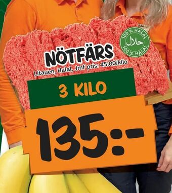 Bazaar Food market Nötfärs erbjuda