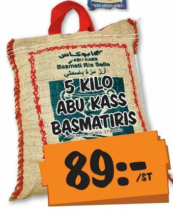 Bazaar Food market 5 kilo abu kass basmatiris erbjuda