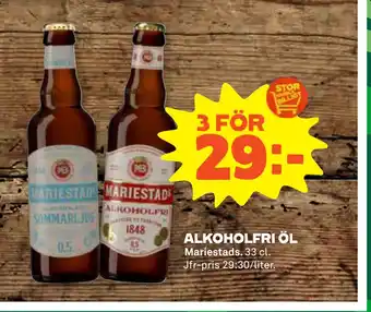 Stora Coop ALKOHOLFRI ÖL erbjuda