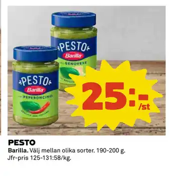 Coop PESTO erbjuda
