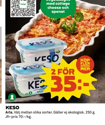 Coop Daglivs KESO erbjuda