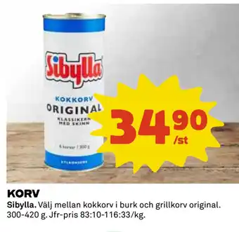 Coop Daglivs KORV erbjuda