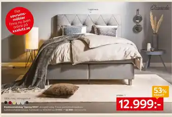 XXXLutz Kontinentalsäng Spring 3000 erbjuda
