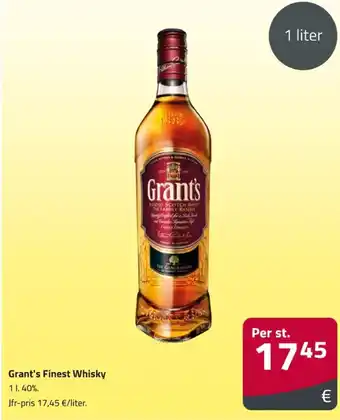 Fleggaard Grant's Finest Whisky erbjuda