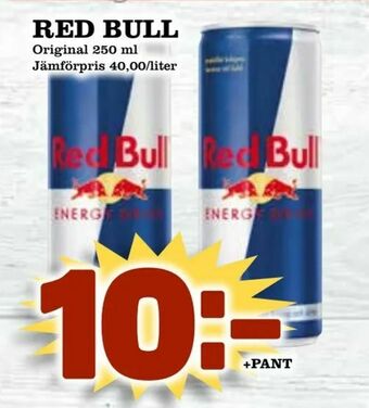 Matdax Red bull erbjuda