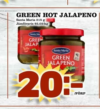 Green hot jalapeno