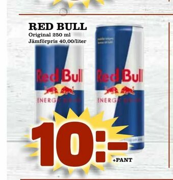 Nya Pulsen Red bull erbjuda