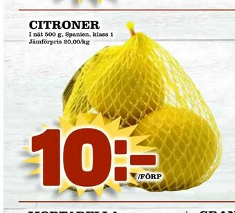 Nya Pulsen Citroner erbjuda