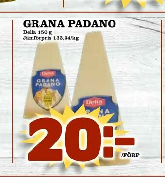 Nya Pulsen Grana padano erbjuda