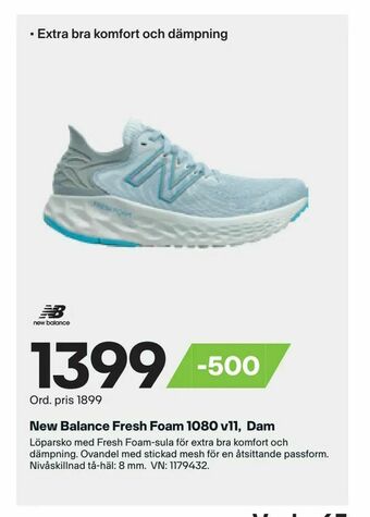 XXL New Balance Fresh Foam 1080 v11, Dam erbjuda