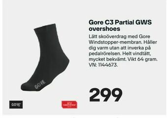 XXL Gore C3 Partial GWS overshoes erbjuda