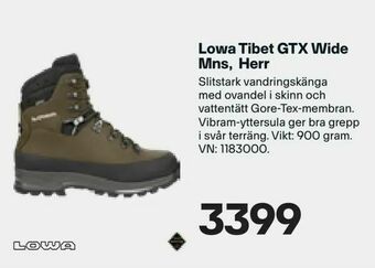 XXL Lowa Tibet GTX Wide Mns, Herr erbjuda