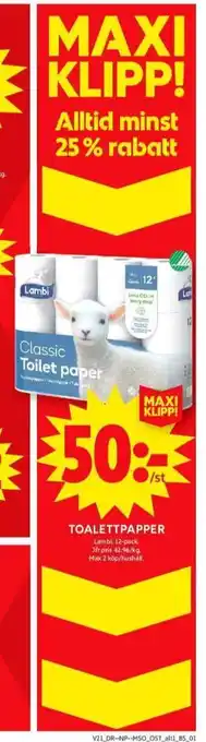 Classic toalettpapper