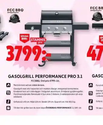 Fcc bbq gasolgrill