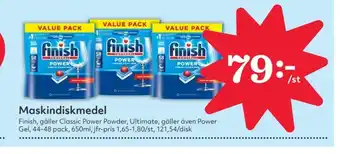 Hemköp Finish diskmaskintabs erbjuda